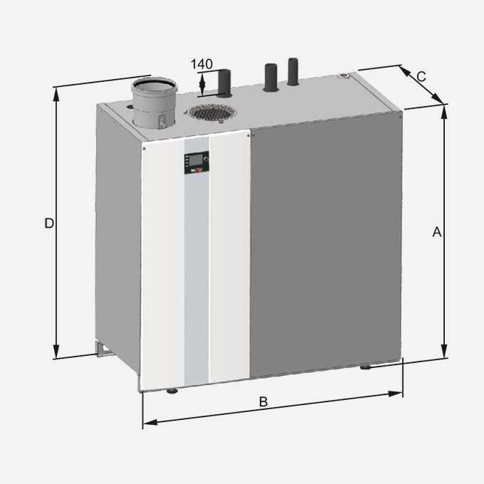 Gas condensing boiler MGK-2 (130-300) 